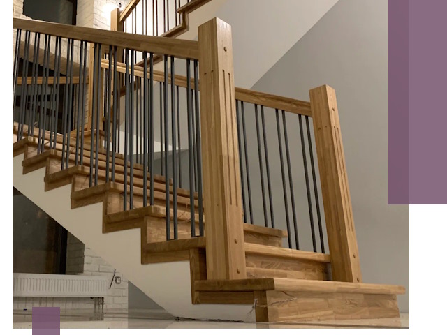 Реставрация деревянных и металлических лестниц в Кронштадте