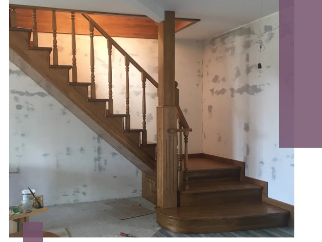 Ремонт деревянных лестниц в Кронштадте: быстро и качественно