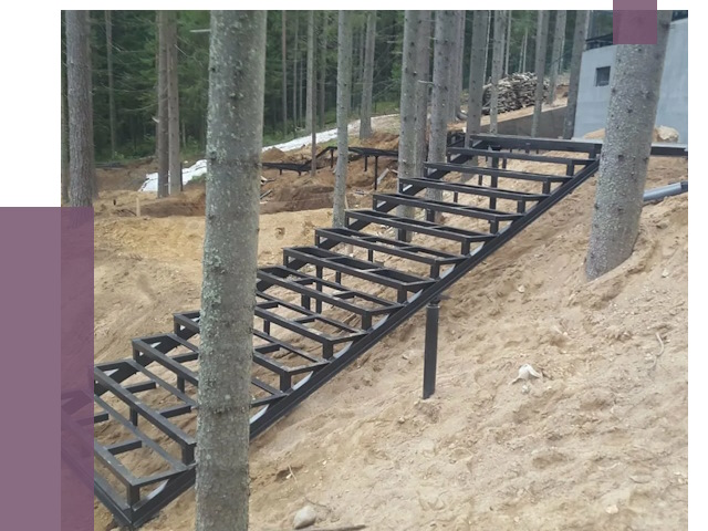 Монтаж металлических лестниц в Кронштадте от 13825 руб. 