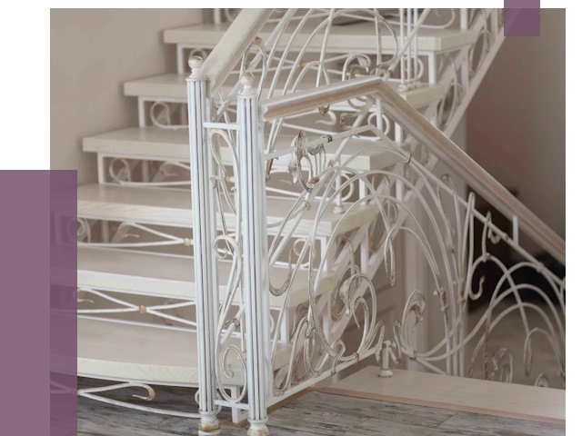 Изготовление кованых лестниц на заказ в Кронштадте от 88689 руб. | ПРОЛЁТ-Крн