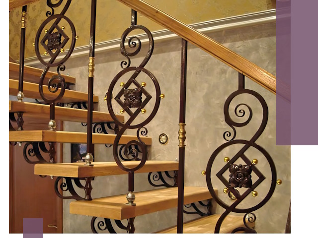 Изготовление кованых лестниц под ключ в Кронштадте