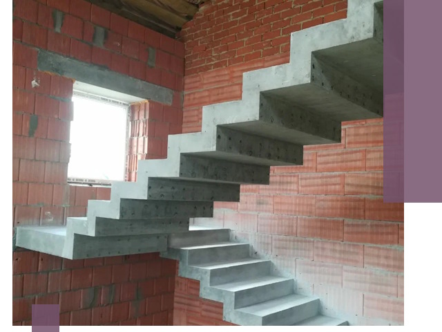 Бетонные лестницы под ключ в Кронштадте: монтаж, демонтаж, ремонт