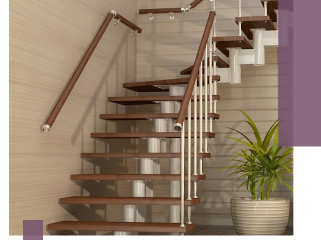 Изготовление модульных лестниц под ключ в Кронштадте