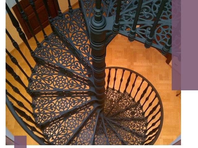 Винтовые лестницы под ключ в Кронштадте: производство и монтаж