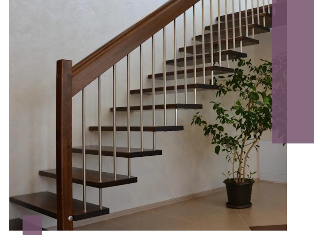 Лестницы на больцах под ключ в Кронштадте – изготовление и монтаж