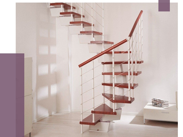 Изготовление лестниц на больцах в Кронштадте от 9912 руб. | ПРОЛЁТ-Крн