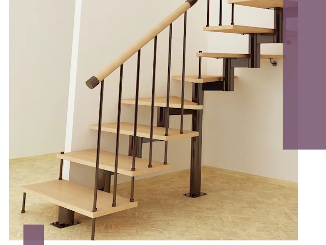 Монтаж лестниц на больцах в Кронштадте — быстро и надежно