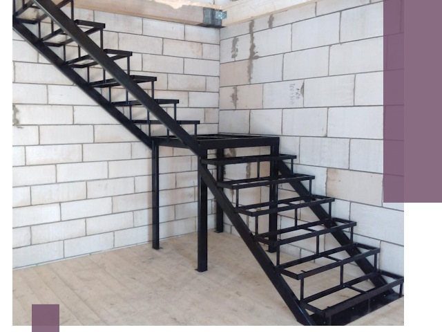 Лестницы на металлокаркасе под ключ в Кронштадте — изготовление и монтаж