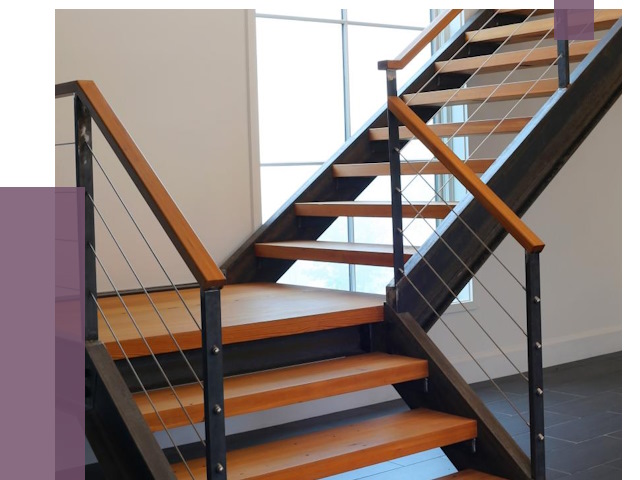 Изготовление лестниц на металлокаркасе в Кронштадте от 19303 руб. | ПРОЛЁТ-Крн