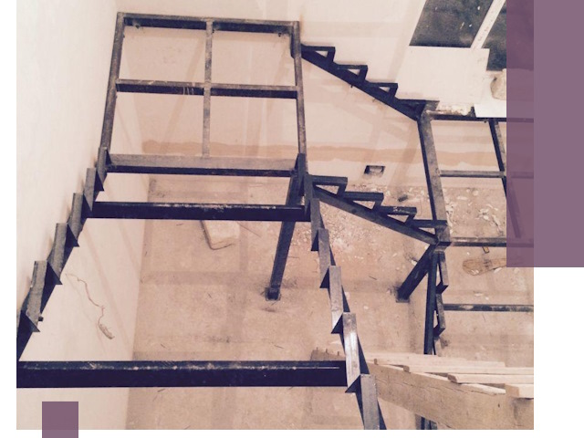 Монтаж лестниц на металлокаркасе в Кронштадте быстро и качественно