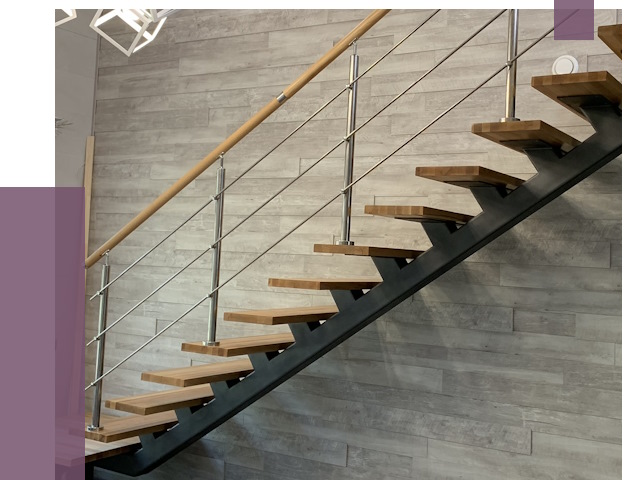 Изготовление лестниц на монокосоуре в Кронштадте от 77733 руб. 