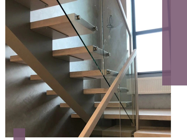 Изготовление лестниц на монокосоуре в Кронштадте с монтажом и гарантией