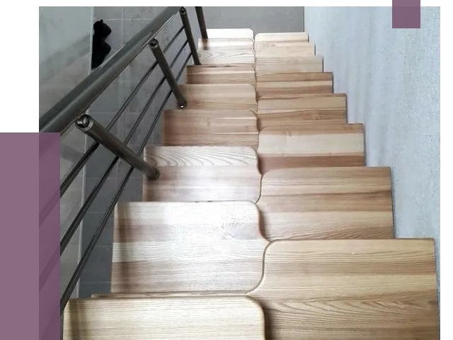 Лестницы гусиный шаг в Кронштадте от 13303 руб. под ключ | ПРОЛЁТ-Крн