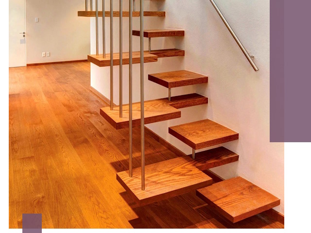 Лестницы «гусиный шаг» на заказ в Кронштадте для узких пространств