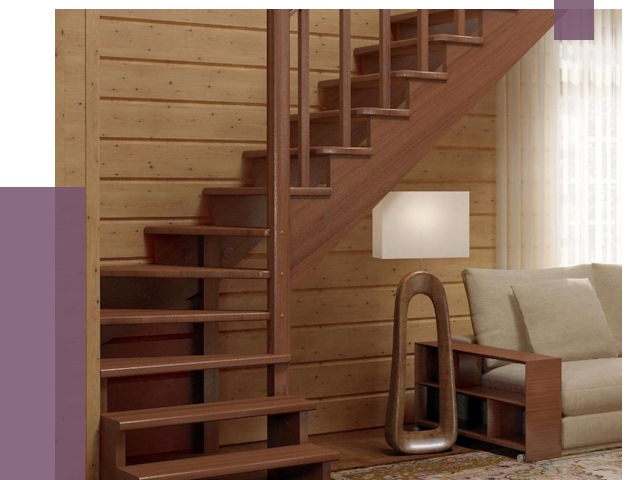 Лестницы эконом класса в Кронштадте от 18625 руб. бюджетные решения