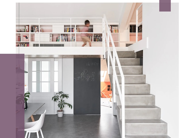 Лестницы для двухуровневой квартиры в Кронштадте от 179987 руб. | ПРОЛЁТ-Крн