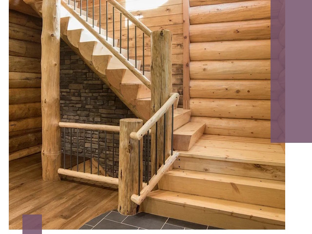 Лестницы в баню под заказ и профессиональный монтаж в Кронштадте