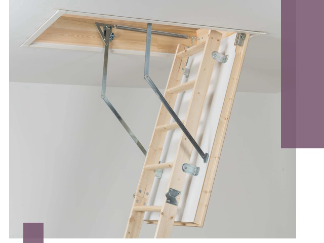 Установка чердачной лестницы под ключ в Кронштадте