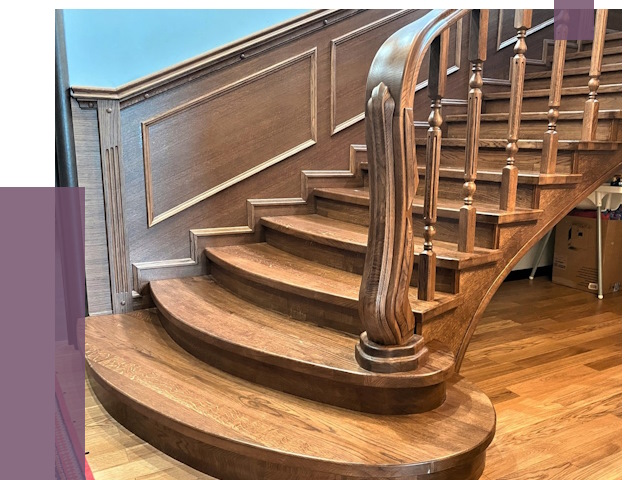 Дубовые лестницы под ключ в Кронштадте от 179987 руб. — ПРОЛЁТ-Крн