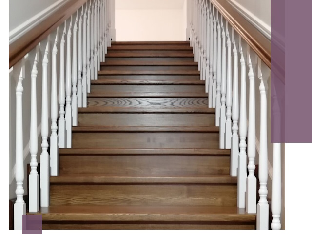 Лестницы из ясеня на заказ в Кронштадте — изготовление и монтаж