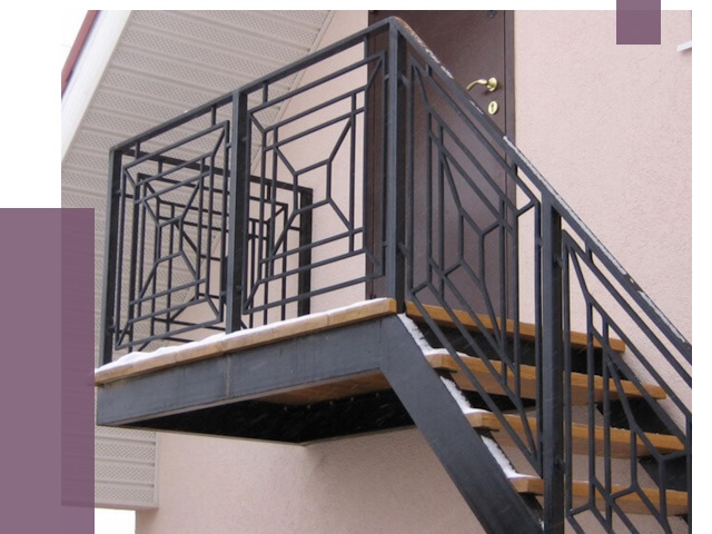 Металлические перила в Кронштадте от 4382 руб.  | ПРОЛЁТ-Крн