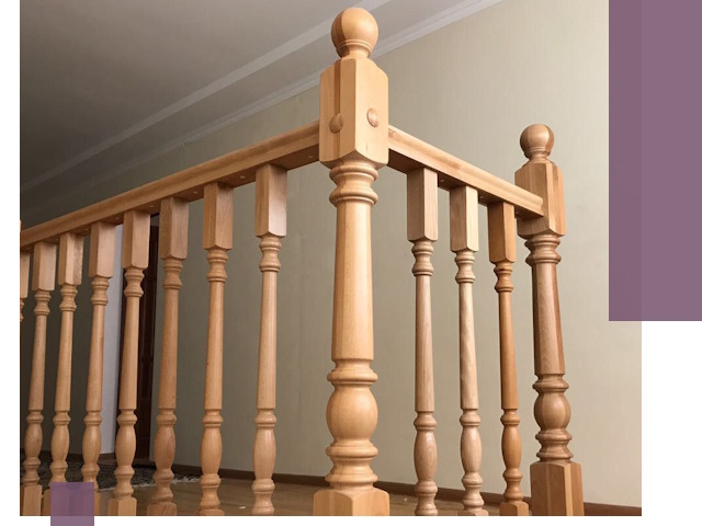 Деревянные перила на заказ в Кронштадте: монтаж и изготовление