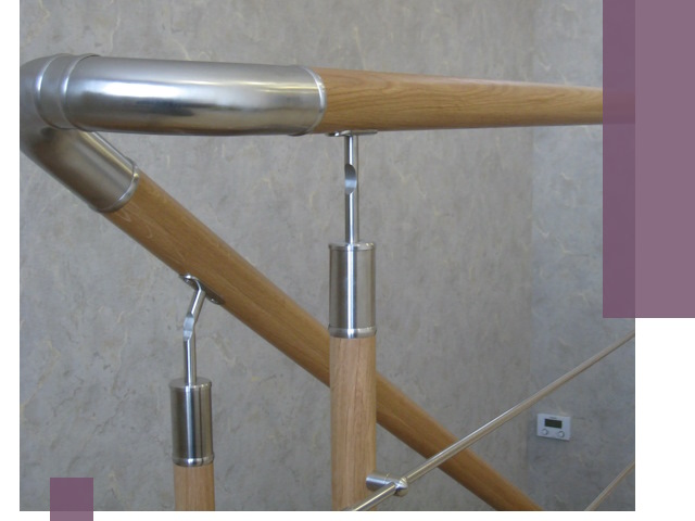 Комбинированные перила на заказ в Кронштадте — монтаж и производство