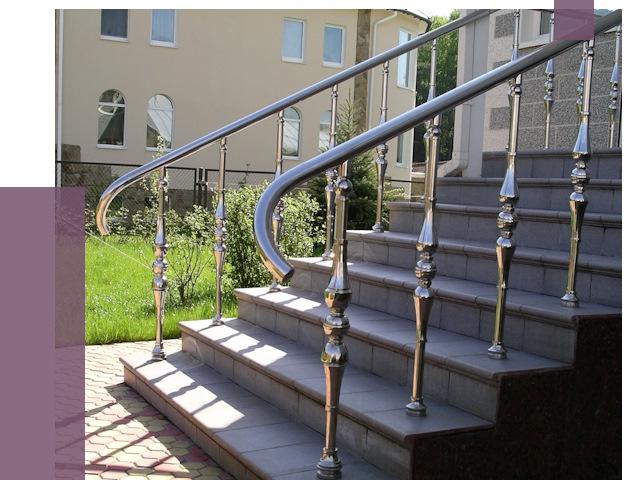 Перила для крыльца в Кронштадте от 10956 руб. — монтаж ПРОЛЁТ-Крн