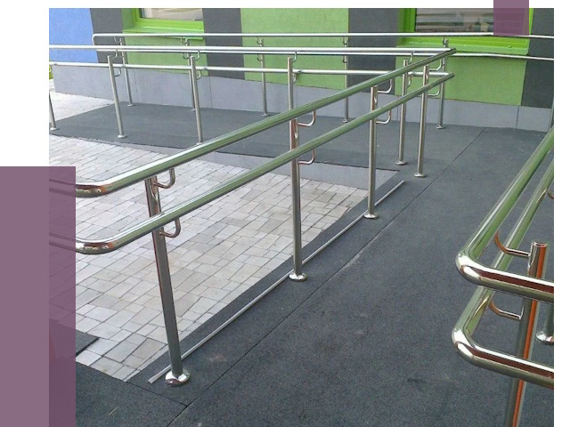 Ограждения пандусов в Кронштадте от 4434 руб. монтаж | ПРОЛЁТ-Крн