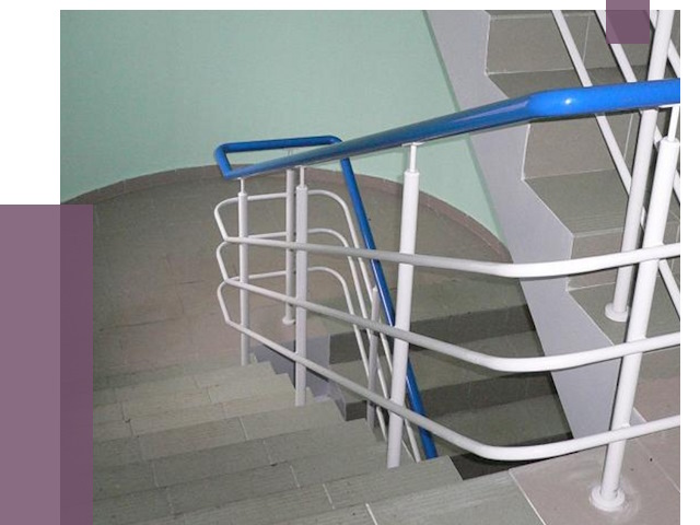 Перила в подъезде в Кронштадте — установка и замена от 7565 руб. | ПРОЛЁТ-Крн