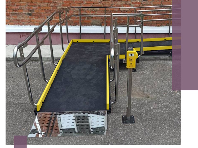 Изготовление наклонных пандусов для инвалидов в Кронштадте