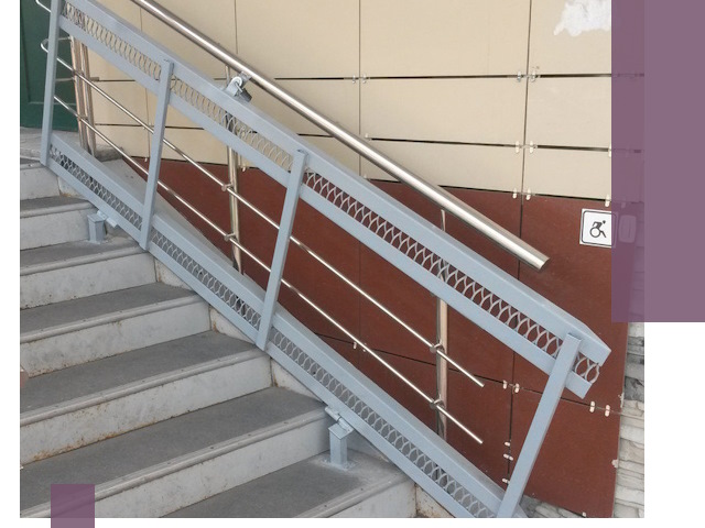 Изготовление откидных пандусов под ключ в Кронштадте