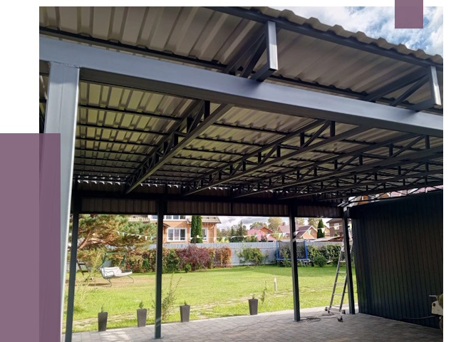 Монтаж навесов в Кронштадте от 7512 руб. — установка навеса | ПРОЛЁТ-Крн