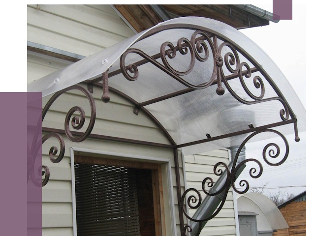 Изготовление козырьков в Кронштадте от 7512 руб. — заказать | ПРОЛЁТ-Крн