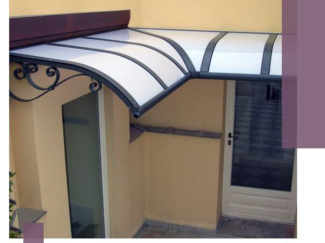 Монтаж козырьков любой сложности в Кронштадте под ключ