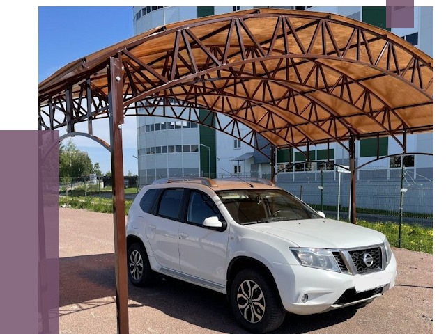 Недорогие навесы в Кронштадте от 43823 руб.  | ПРОЛЁТ-Крн