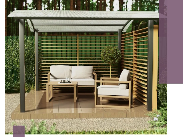 Навесы для дачи в Кронштадте: изготовление, монтаж и демонтаж