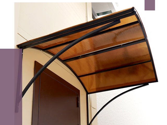 Недорогие козырьки в Кронштадте от 7742 руб.  | ПРОЛЁТ-Крн