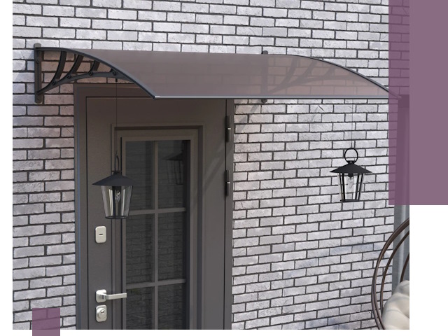 Недорогие козырьки и навесы под ключ в Кронштадте