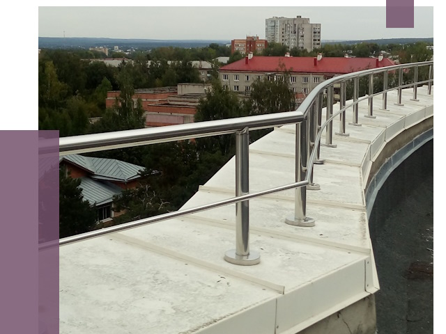 Парапеты и ограждения кровли в Кронштадте от 5060 руб.