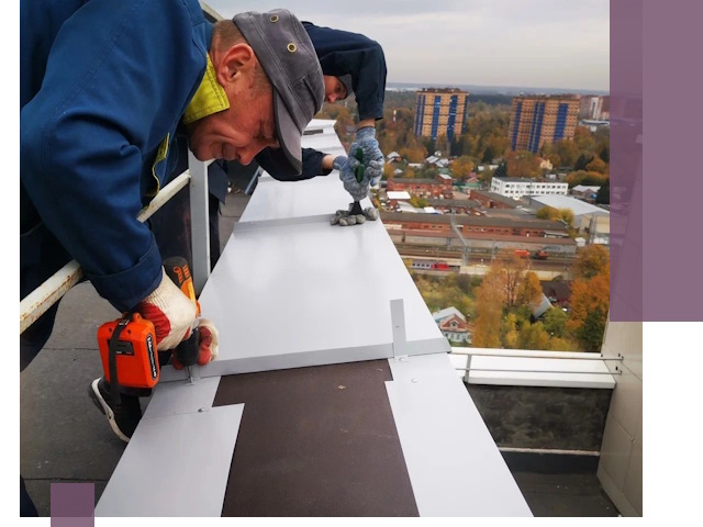 Монтаж парапетов в Кронштадте — установка прочных металлических ограждений