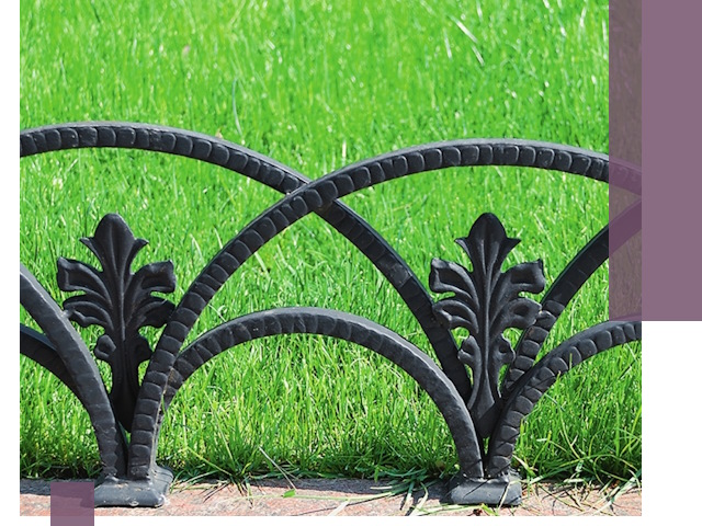 Декоративные металлические бордюры под ключ в Кронштадте