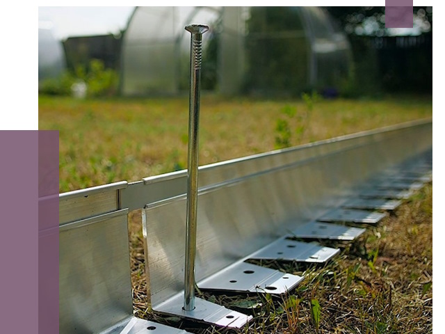 Металлические бордюры для газона в Кронштадте от 4382 руб. | ПРОЛЁТ-Крн