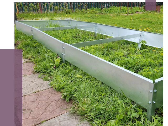 Металлические бордюры для грядок в Кронштадте от 1826 руб.