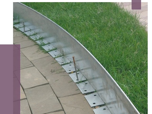 Металлические бордюры для тротуаров в Кронштадте от 8869 руб.