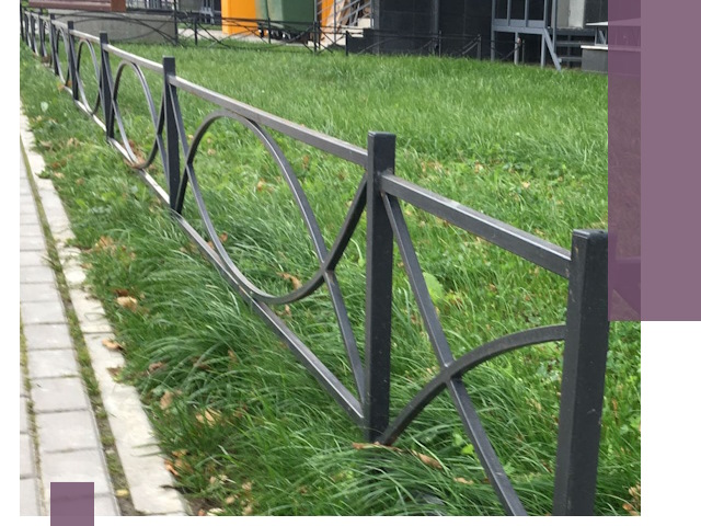 Газонные ограждения из металла в Кронштадте — монтаж и продажа
