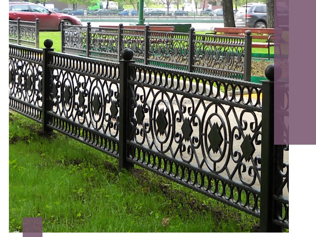 Секционные газонные ограждения под ключ в Кронштадте