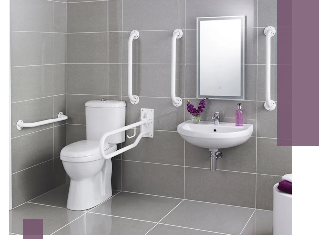 Поручни для санузлов в Кронштадте: установка, ремонт и монтаж