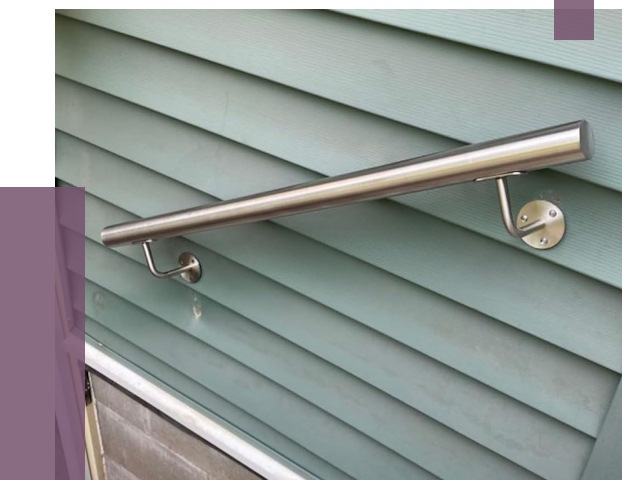 Поручни из нержавеющей стали в Кронштадте от 7826 руб.  | ПРОЛЁТ-Крн